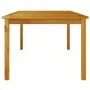 Gartentisch aus massivem Akazienholz, 200 x 100 x 74 cm von vidaXL, Gartentische - Ref: Foro24-318744, Preis: 214,79 €, Rabat...