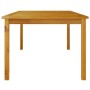 Mesa de jardín de madera maciza de acacia 200x100x74 cm de vidaXL, Mesas de jardín - Ref: Foro24-318744, Precio: 222,93 €, De...