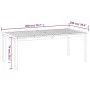 Gartentisch aus massivem Akazienholz, 200 x 100 x 74 cm von vidaXL, Gartentische - Ref: Foro24-318744, Preis: 214,79 €, Rabat...