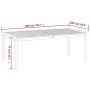 Mesa de jardín de madera maciza de acacia 200x100x74 cm de vidaXL, Mesas de jardín - Ref: Foro24-318744, Precio: 222,93 €, De...