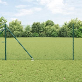 Juego de Cercas Set de 2 Verde Bosque