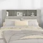 Mueble cabecero gris hormigón 160x18,5x104,5 cm de vidaXL, Cabeceros y pies de cama - Ref: Foro24-811938, Precio: 64,75 €, De...