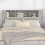 Mueble cabecero gris hormigón 160x18,5x104,5 cm de vidaXL, Cabeceros y pies de cama - Ref: Foro24-811938, Precio: 65,45 €, De...