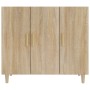 Sideboard aus Sonoma-Eichenholzwerkstoff, 90 x 34 x 80 cm von vidaXL, Sideboards - Ref: Foro24-812495, Preis: 100,74 €, Rabat...