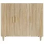 Sonoma Oak Engineered Wood Sideboard 90x34x80 cm by vidaXL, Sideboards - Ref: Foro24-812495, Price: 99,32 €, Discount: %