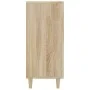 Sonoma Oak Engineered Wood Sideboard 90x34x80 cm by vidaXL, Sideboards - Ref: Foro24-812495, Price: 99,32 €, Discount: %