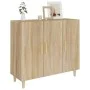 Sonoma Oak Engineered Wood Sideboard 90x34x80 cm by vidaXL, Sideboards - Ref: Foro24-812495, Price: 99,32 €, Discount: %
