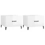 Couchtisch Metallbeine 2 Stück glänzend weiß 50x50x40 cm von vidaXL, Couchtisch - Ref: Foro24-812739, Preis: 61,53 €, Rabatt: %