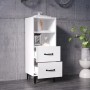 Hochglanzweißes Sperrholz-Sideboard 34,5 x 34 x 90 cm von vidaXL, Sideboards - Ref: Foro24-812372, Preis: 64,24 €, Rabatt: %