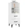 Hochglanzweißes Sperrholz-Sideboard 34,5 x 34 x 90 cm von vidaXL, Sideboards - Ref: Foro24-812372, Preis: 63,44 €, Rabatt: %