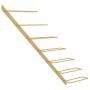 Wall-mounted wine rack for 7 bottles in gold metal by vidaXL, Wine racks - Ref: Foro24-340897, Price: 40,22 €, Discount: %