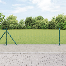 Cerca Hexagonal Verde 0.6x10 m Acero