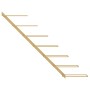 Wall-mounted wine rack for 7 bottles in gold metal by vidaXL, Wine racks - Ref: Foro24-340897, Price: 40,22 €, Discount: %