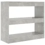 Concrete gray shelving/space divider 80x30x72 cm by vidaXL, Bookcases and shelves - Ref: Foro24-811695, Price: 47,60 €, Disco...