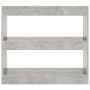 Betongraues Regal/Raumteiler 80x30x72 cm von vidaXL, Bücherregale und Regale - Ref: Foro24-811695, Preis: 48,24 €, Rabatt: %