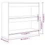 Concrete gray shelving/space divider 80x30x72 cm by vidaXL, Bookcases and shelves - Ref: Foro24-811695, Price: 47,60 €, Disco...