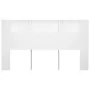 Weißes Kopfteilmöbel 180x18,5x104,5 cm von vidaXL, Kopf- und Fußteile - Ref: Foro24-811943, Preis: 79,17 €, Rabatt: %