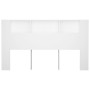 Weißes Kopfteilmöbel 180x18,5x104,5 cm von vidaXL, Kopf- und Fußteile - Ref: Foro24-811943, Preis: 78,14 €, Rabatt: %