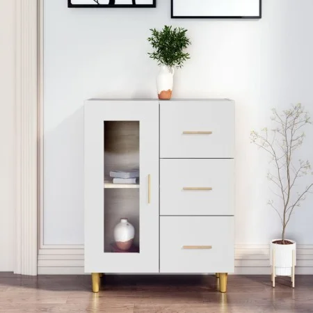 Weißes Sideboard aus Holzwerkstoff, 69,5 x 34 x 90 cm von vidaXL, Sideboards - Ref: Foro24-812204, Preis: 91,73 €, Rabatt: %