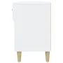Mueble zapatero de madera contrachapada blanco 102x35x55 cm by vidaXL, Shoe racks and shoe organizers - Ref: Foro24-812816, P...