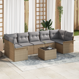 Comprar Juego de Sofás de Jardín de 8 Piezas con