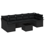 Conjunto de Sofá de Jardín de 8 Piezas con Cojines Poliratán Negro | Foro24.es | Tu tienda online para hogar, jardín y más Foro24.es
