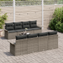 Conjunto de Sofás de Jardín de 9 Piezas con Cojines Gris Poliratán | Foro24.es | Tu tienda online para hogar, jardín y más Foro24.es