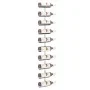 Wall-mounted wine rack for 10 white metal bottles by vidaXL, Wine racks - Ref: Foro24-340904, Price: 54,56 €, Discount: %