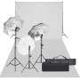 Photo studio kit with lighting set and background by vidaXL, Flashes and studio lighting - Ref: Foro24-3094716, Price: 189,93...