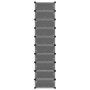 Black shoe rack 44x32x174 cm by vidaXL, Shoe racks and shoe organizers - Ref: Foro24-340560, Price: 71,47 €, Discount: %