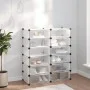 Schuhregal aus transparentem PP, 94,5x36,5x106 cm. von vidaXL, Schuhregale und Schuhorganisatoren - Ref: Foro24-340564, Preis...