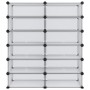Zapatero PP transparente 94,5x36,5x106 cm by vidaXL, Shoe racks and shoe organizers - Ref: Foro24-340564, Price: 62,79 €, Dis...