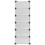 Zapatero PP transparente 94,5x36,5x106 cm by vidaXL, Shoe racks and shoe organizers - Ref: Foro24-340564, Price: 62,79 €, Dis...