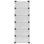Zapatero PP transparente 94,5x36,5x106 cm by vidaXL, Shoe racks and shoe organizers - Ref: Foro24-340564, Price: 61,31 €, Dis...