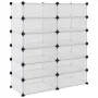 Zapatero PP transparente 94,5x36,5x106 cm by vidaXL, Shoe racks and shoe organizers - Ref: Foro24-340564, Price: 61,31 €, Dis...