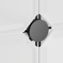 Zapatero PP transparente 94,5x36,5x106 cm by vidaXL, Shoe racks and shoe organizers - Ref: Foro24-340564, Price: 62,79 €, Dis...