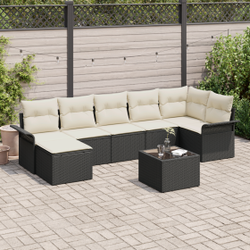 Conjunto de Sofás de Jardín de 7 Piezas con