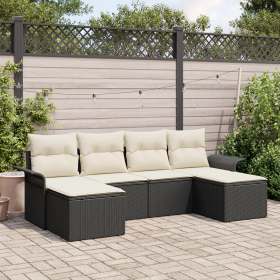 Comprar Set de Sofá de Jardín de 6 Piezas con