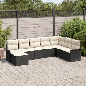 Conjunto de Sofá de Jardín de 8 Piezas con