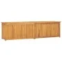 Baúl de jardín madera maciza de teca 200x50x55 cm de vidaXL, Cajas de almacenaje para exteriores - Ref: Foro24-318735, Precio...