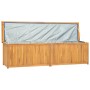 Gartenstamm aus massivem Teakholz, 200 x 50 x 55 cm von vidaXL, Aufbewahrungsboxen für den Außenbereich - Ref: Foro24-318735,...
