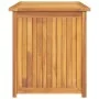 Baúl de jardín madera maciza de teca 200x50x55 cm de vidaXL, Cajas de almacenaje para exteriores - Ref: Foro24-318735, Precio...
