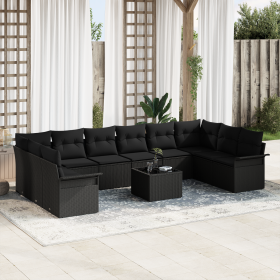 Conjunto de Sofá de Jardín de 11 Piezas con