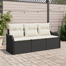 Conjunto de Sofá de Jardín de 3 Piezas con