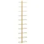 Botellero de pared para 10 botellas de metal dorado by vidaXL, Wine racks - Ref: Foro24-340905, Price: 53,68 €, Discount: %