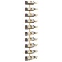 Wandflaschenhalter für 10 goldene Metallflaschen von vidaXL, Weinregale - Ref: Foro24-340905, Preis: 54,93 €, Rabatt: %