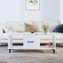 Couchtisch aus weißem Sperrholz, 102 x 50 x 40 cm von vidaXL, Couchtisch - Ref: Foro24-812699, Preis: 58,77 €, Rabatt: %