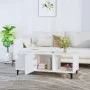 Mesa de centro madera contrachapada blanco 102x50x40 cm de vidaXL, Mesas de centro - Ref: Foro24-812699, Precio: 49,45 €, Des...