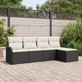 Conjunto de Sofás de Jardín de 5 Piezas con