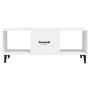 Mesa de centro madera contrachapada blanco 102x50x40 cm de vidaXL, Mesas de centro - Ref: Foro24-812699, Precio: 49,45 €, Des...